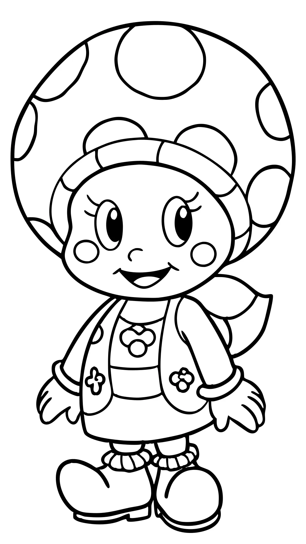 toadette coloring pages